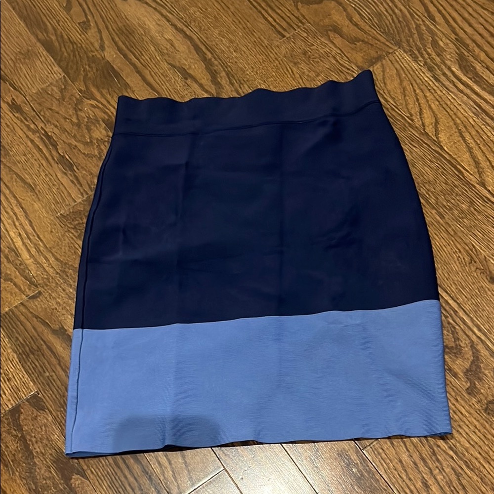 Blue Mini Pencil Skirt for Cocktail